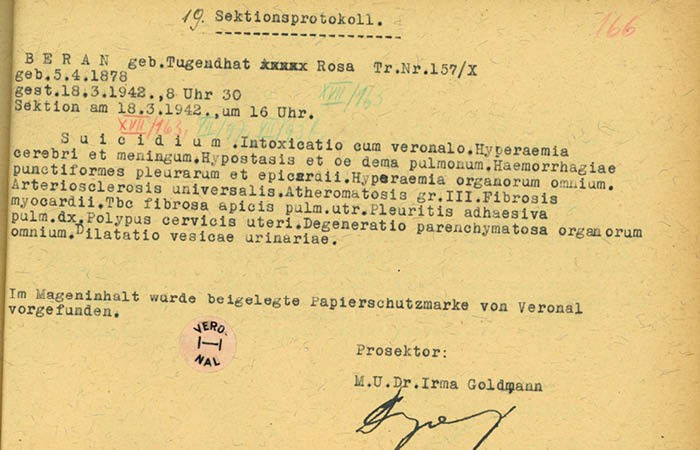 HISTORIE KOLEM NÁS – Sebevraždy židovského obyvatelstva v protektorátu a v ghettu Terezín – Tomáš Fedorovič / přednáška