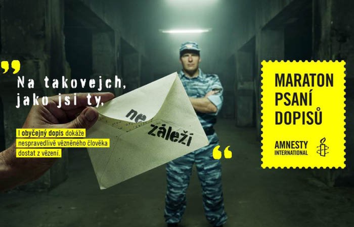 Maraton psaní dopisů Amnesty International